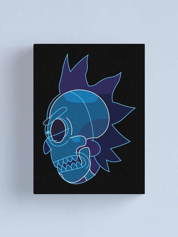 Alternate view of Rick Sanchez head X-Ray from Rick and Morty ™ Canvas Print