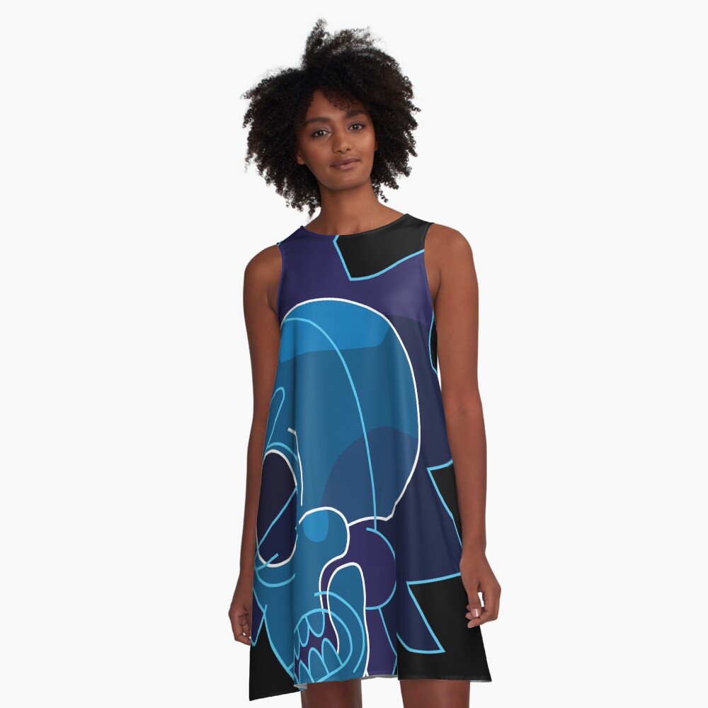 Rick Sanchez head X-Ray from Rick and Morty ™ A-Line Dress