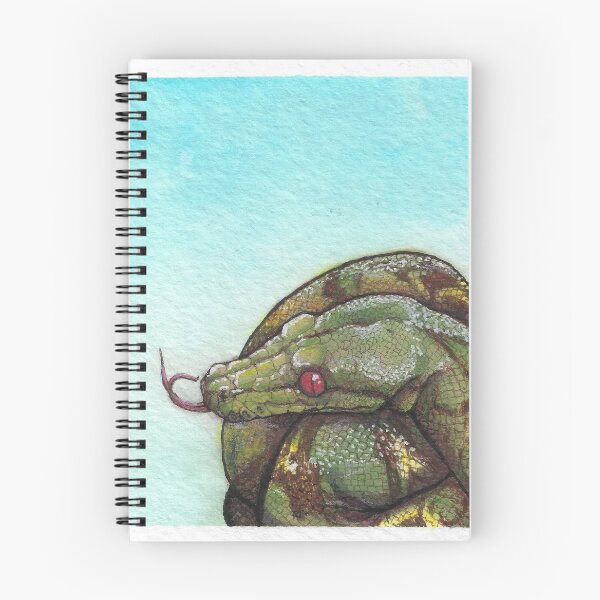 Item preview, Watercolor Coiled Snake designed and sold by B-Martin-Art.
