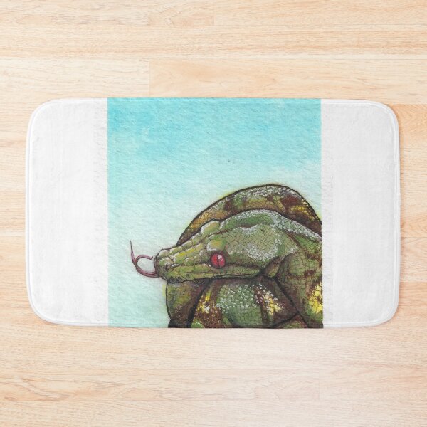 Item preview, Watercolor Coiled Snake designed and sold by B-Martin-Art.