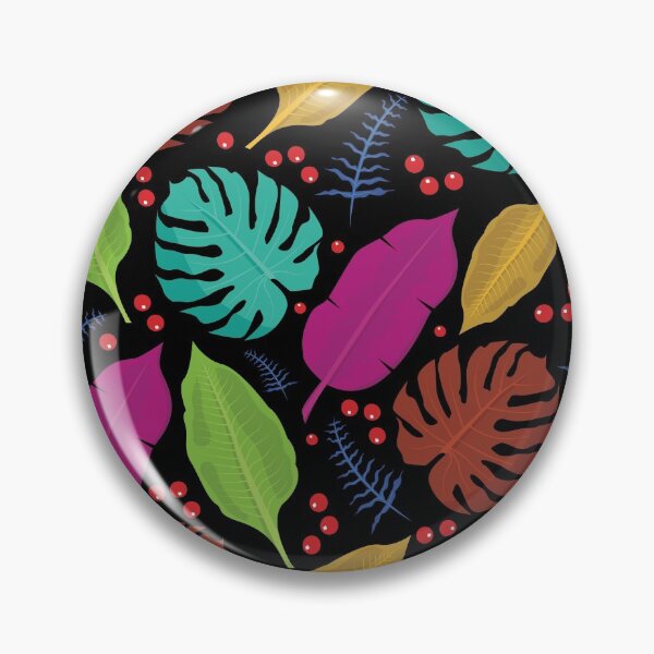 Item preview, Colorful Tropical Leaves Pattern designed and sold by Vector Scout Lab.
