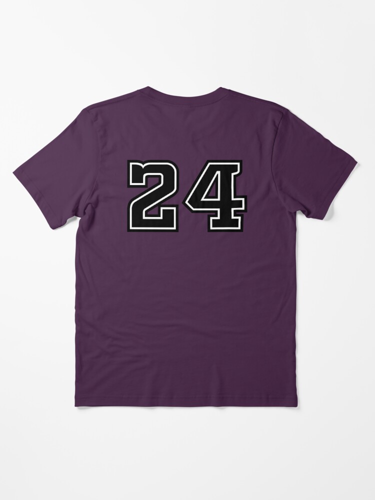 Premium Vector  Vector basketball and baseball sport numbers 24 jersey  number 24