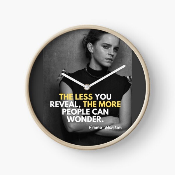 Uhren Emma Watson Redbubble