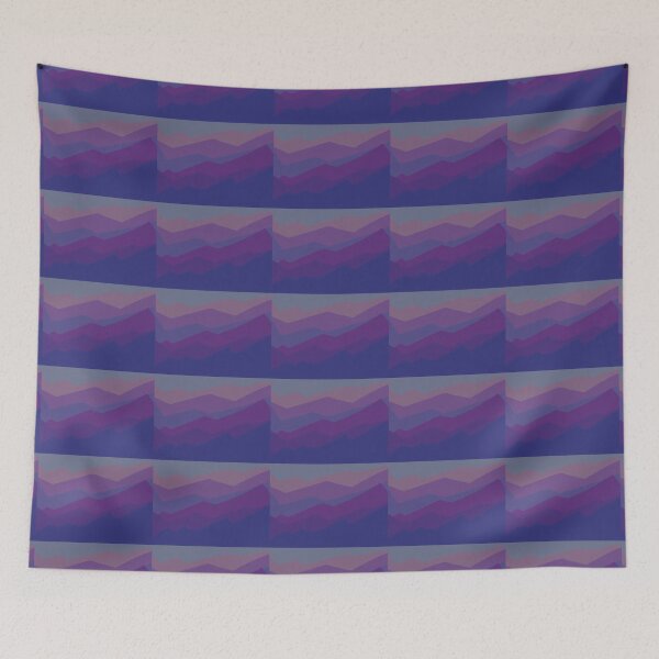 Item preview, Blue/Purple Mountains designed and sold by WingedByJos.