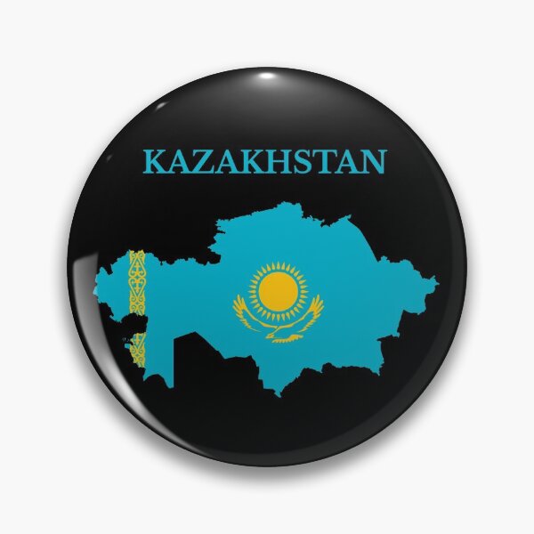 Artikelvorschau, Kasachstan Karte Flagge entworfen und verkauft von marosharaf.