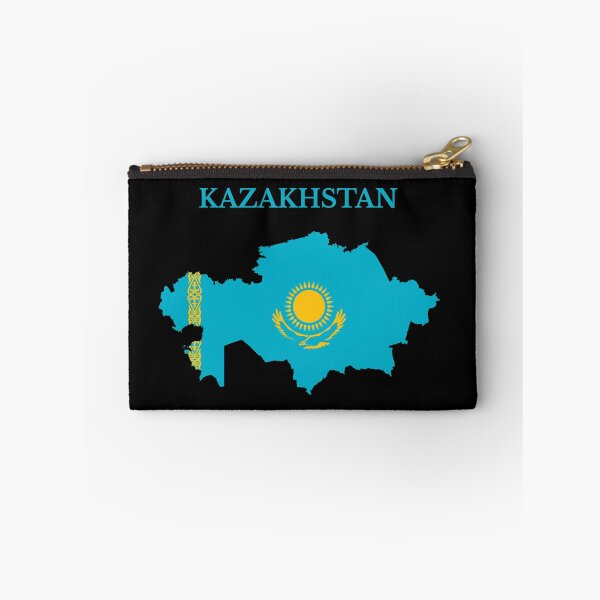 Item preview, Kazakhstan Map Flag designed and sold by marosharaf.