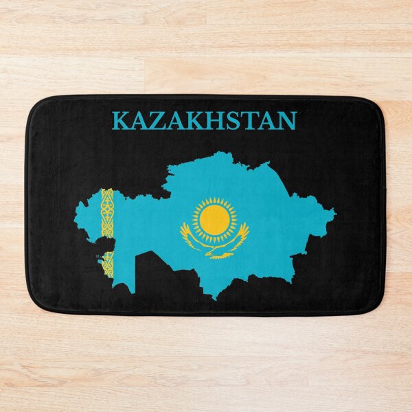 Item preview, Kazakhstan Map Flag designed and sold by marosharaf.