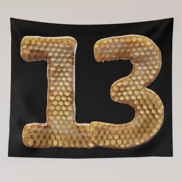 Item preview, Fuente de 13 números 3d números de miel designed and sold by HelloFromAja.