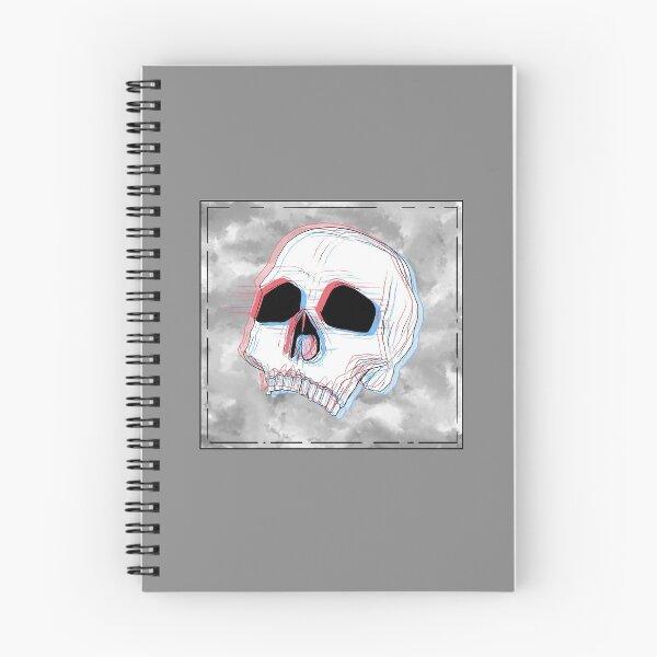Item preview, Glitching Skull (Grey-Toned Background) designed and sold by beanmeme.