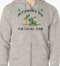Irish Pub Crawl Team Zipped Hoodie