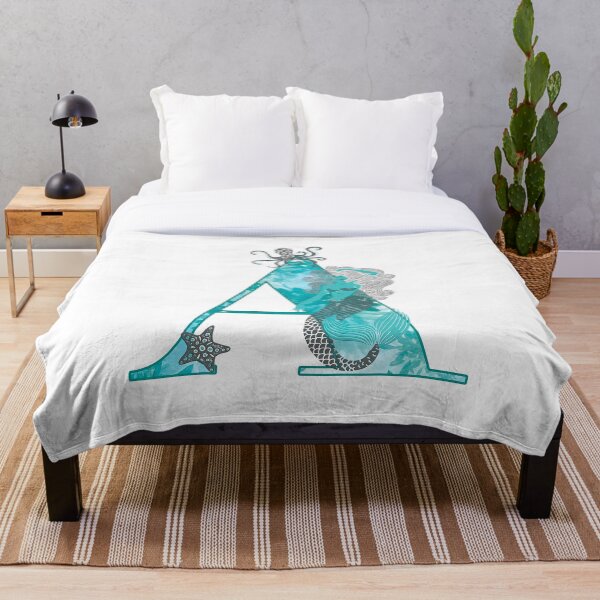 Artikelvorschau, Mermaid Monogram A entworfen und verkauft von PrettyPersonal.
