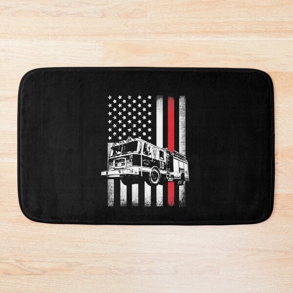 Item preview, Fireman American Flag Thin Red Line designed and sold by Captain Mood.