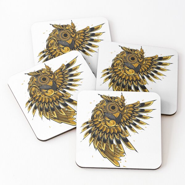 Item preview, Flying Golden Owl designed and sold by Vector Scout Lab.