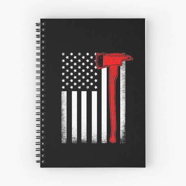 Item preview, Firefighter American Flag Axe Thin Red Line designed and sold by Captain Mood.