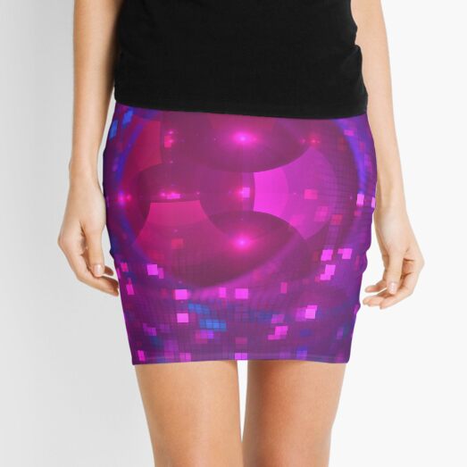 Disco Ball | Future Art Fashion Mini Skirt