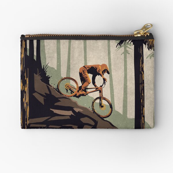 Item preview, Retro Scenic Mountain Bike Poster Art: Think Outside, No Box Required! designed and sold by SFDesignstudio.