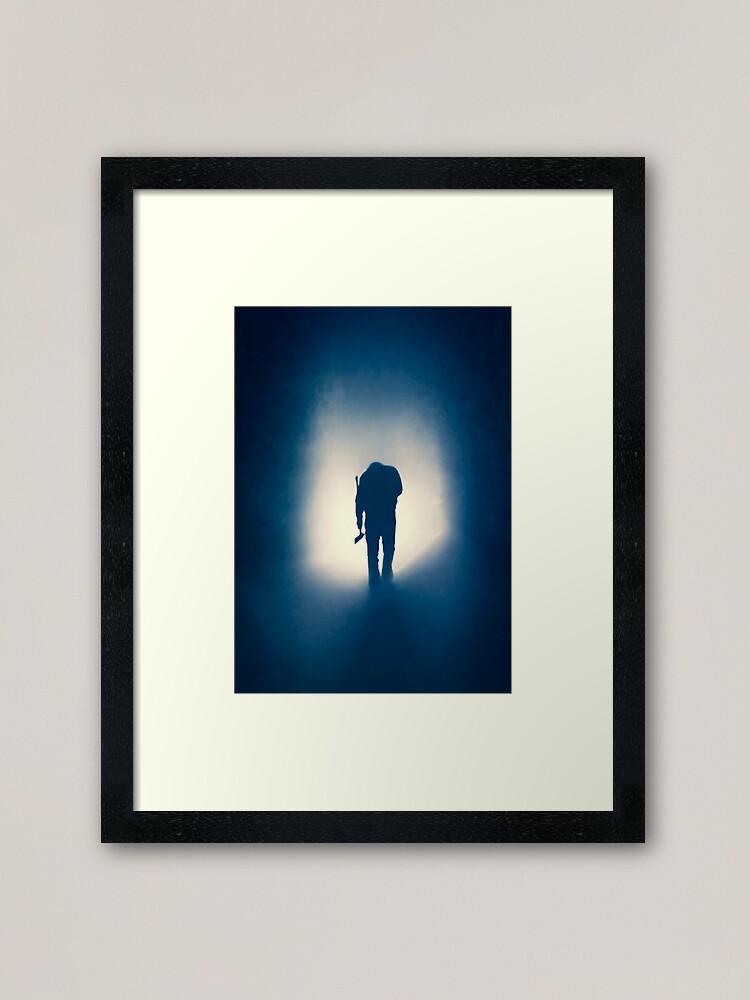 The Shining Silhouette Untitled Version Framed Art Print By Kulturarts Redbubble