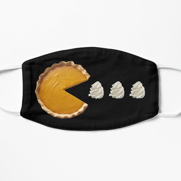 Pumpkin Pie Chasing Running Whipped Cream Thanksgiving gift1 Mask
