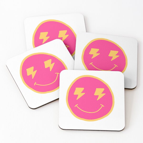 Item preview, Pink smiley face designed and sold by savvystine.