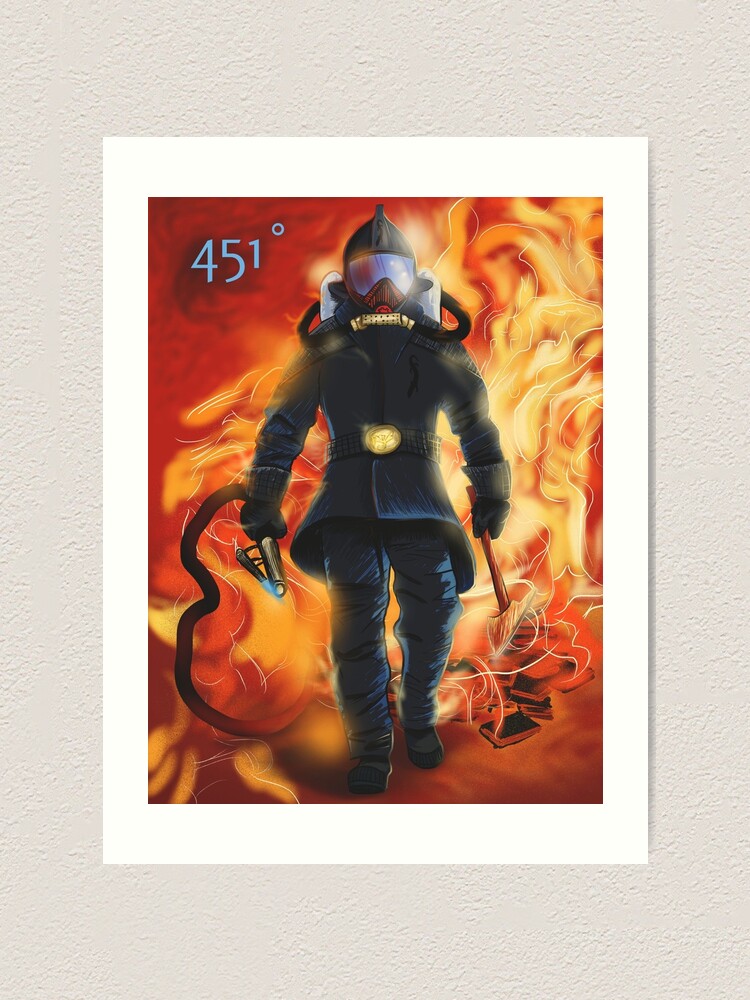 Fahrenheit 451 Color Print -  UK