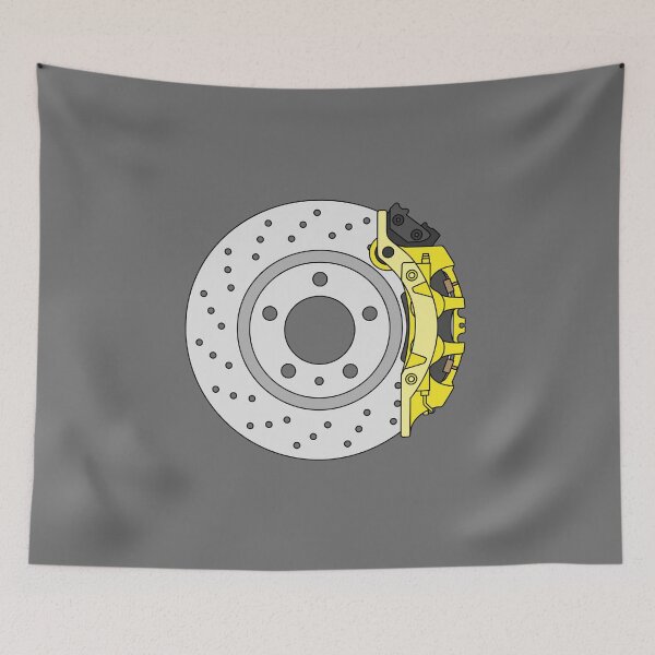 Item preview, Yellow Rear brake disc designed and sold by LaftaDesign.