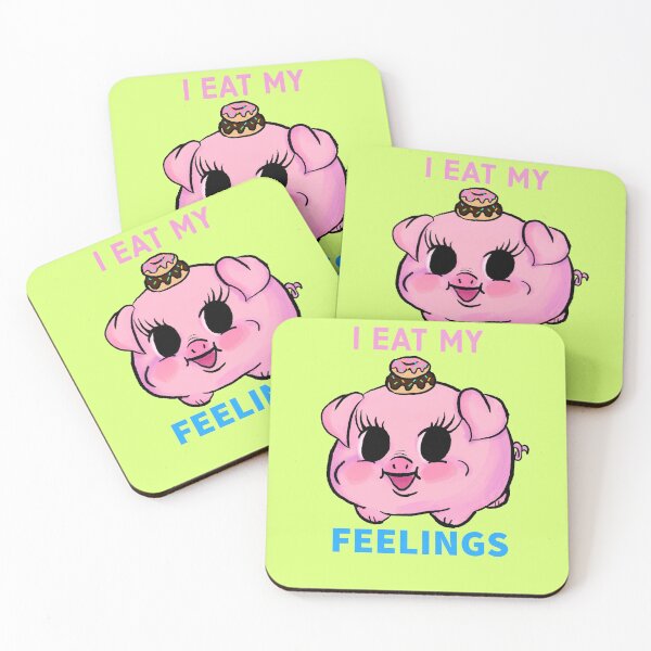 Item preview, I eat my feelings designed and sold by Amanda Excell.