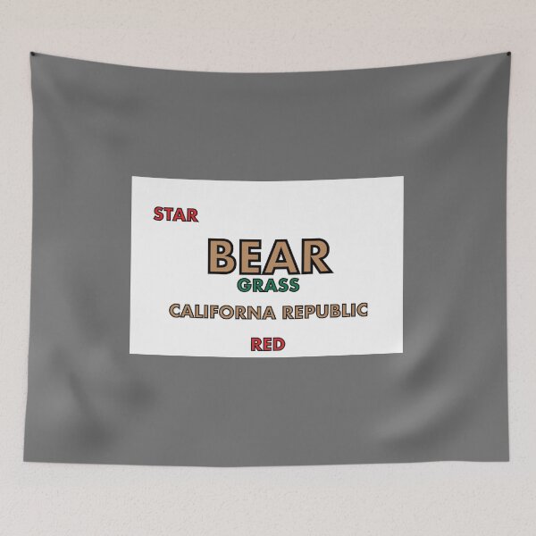 Item preview, California Republic TypoFlag designed and sold by LaftaDesign.
