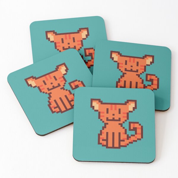 Item preview, Orange Pixel Tabby Cat designed and sold by SubtleSplit.