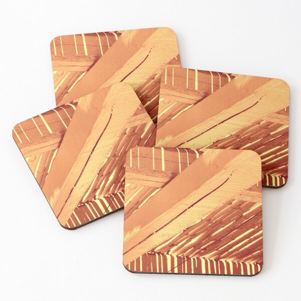 Item preview, Wooden shelter and sunshade construction, small village, Santorini island, Greece. Orange. designed and sold by Santorini Gallery.