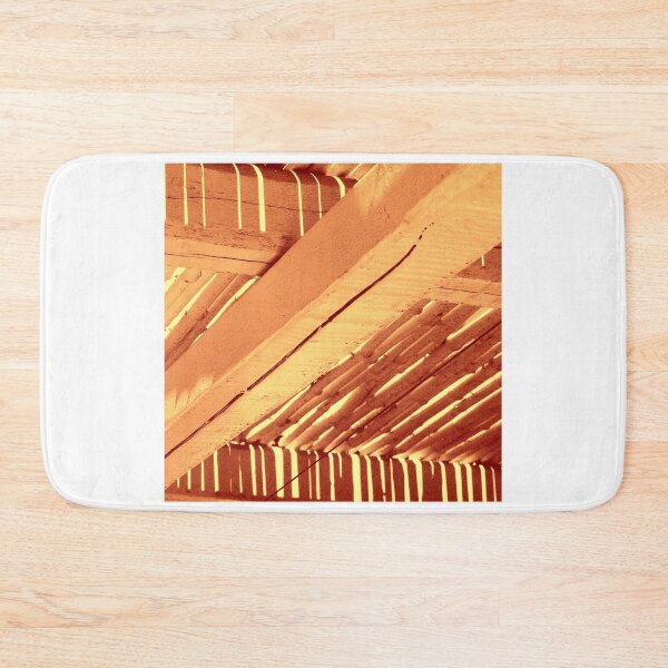 Item preview, Wooden shelter and sunshade construction, small village, Santorini island, Greece. Orange. designed and sold by Santorini Gallery.
