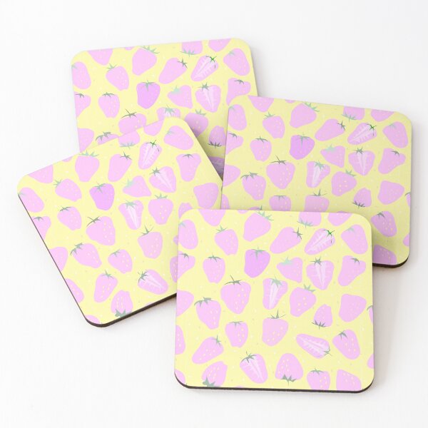 Item preview, Delicious strawberries in pattern designed and sold by Emi Yañez.