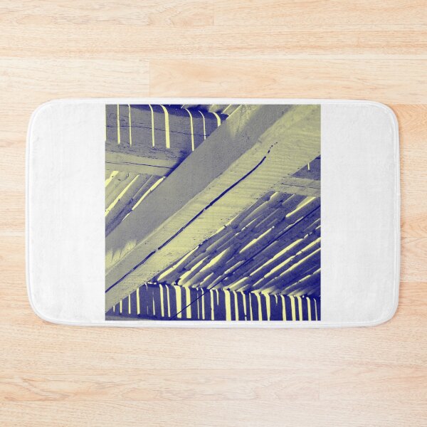 Item preview, Wooden shelter and sunshade construction, small village, Santorini island, Greece. Blue. designed and sold by Santorini Gallery.