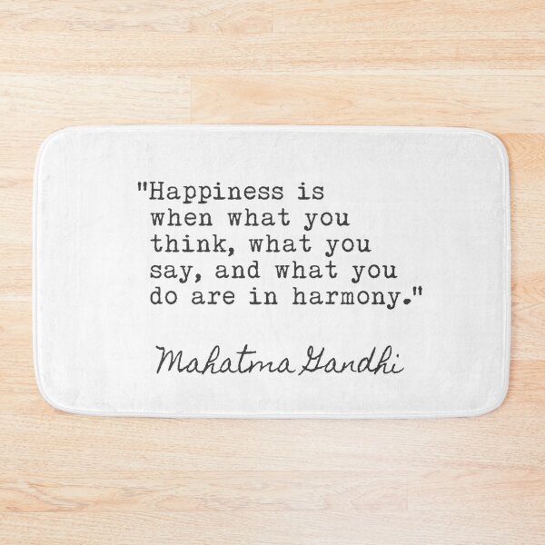 Item preview, Mahatma Gandhi about happiness designed and sold by Ariana Mila -  Awesome quotes.