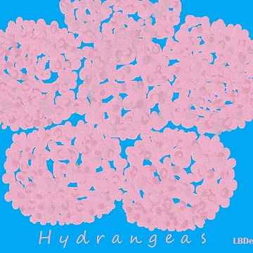 Artwork thumbnail, Hydrangeas by RBLBDesigns