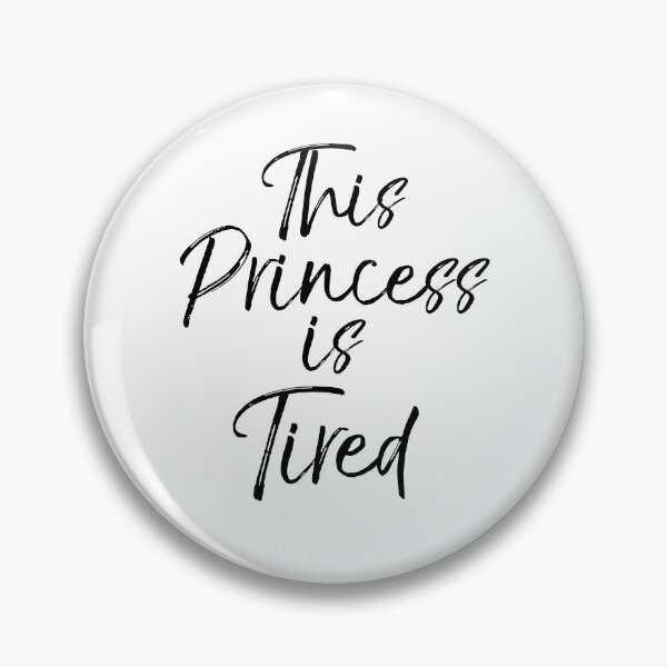 Item preview, This Princess is Tired Funny Workout Quote designed and sold by TNDesignStudio.