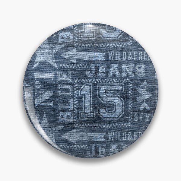 Item preview, Blue Jeans Denim Design With Typo designed and sold by sosweet.