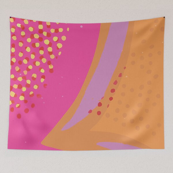 Item preview, Abstract Modern Contemporary High-Contrast Background in Pink Color GC-118-1 designed and sold by GraphicCharms.