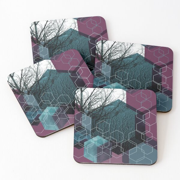 Item preview, Abstract Hexagons designed and sold by UrbanEpiphany.