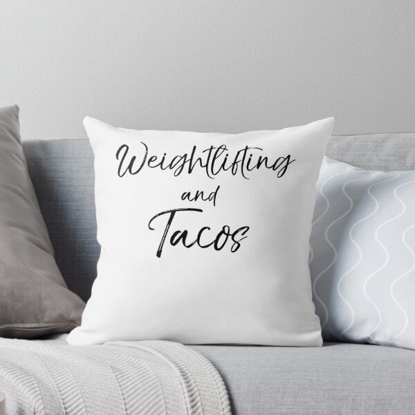 Artikelvorschau, Weightlifting and Tacos Funny Workout Quote entworfen und verkauft von TNDesignStudio.