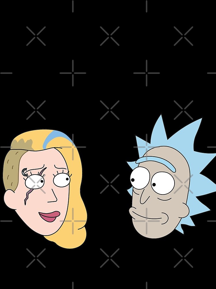 Rick Sanchez and Beth Smith from Rick and Morty ™ by AmpersandCuster