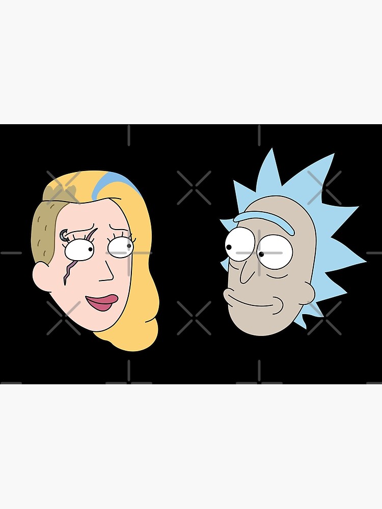 Rick Sanchez and Beth Smith from Rick and Morty ™ by AmpersandCuster