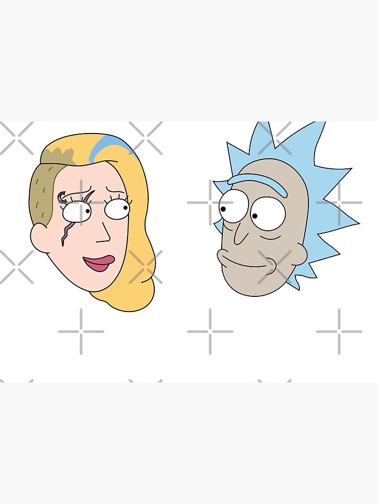 Rick Sanchez and Beth Smith from Rick and Morty ™ by AmpersandCuster