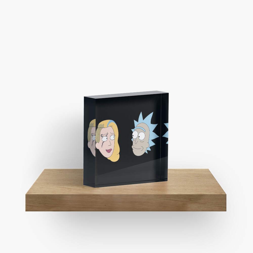 Rick Sanchez and Beth Smith from Rick and Morty ™ Acrylic Block