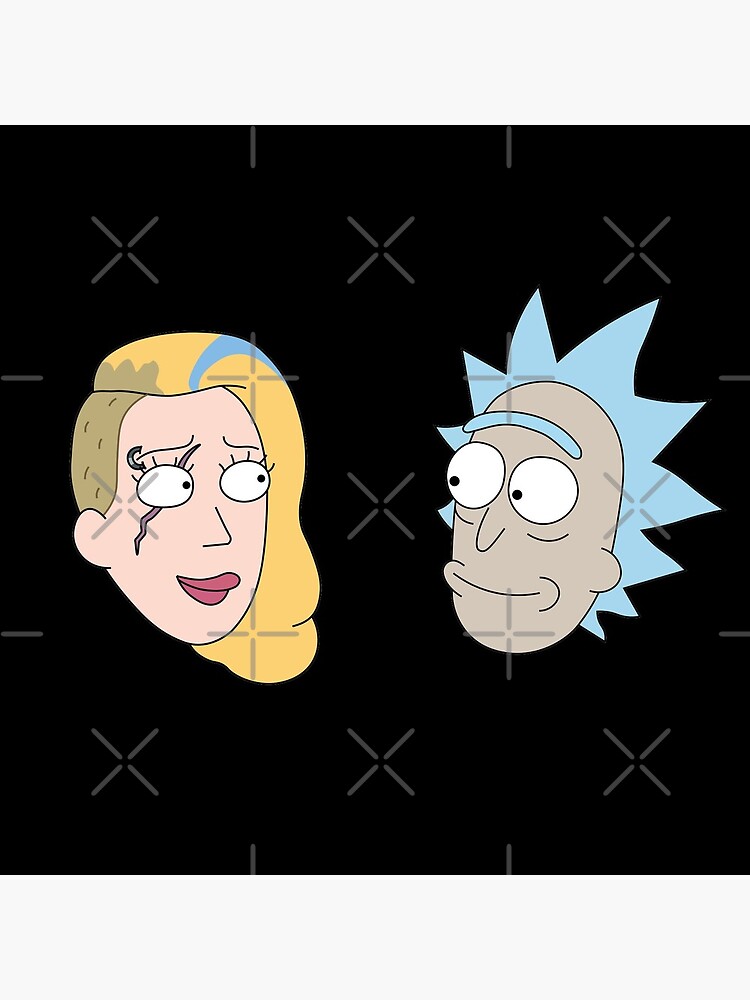 Rick Sanchez and Beth Smith from Rick and Morty ™ by AmpersandCuster