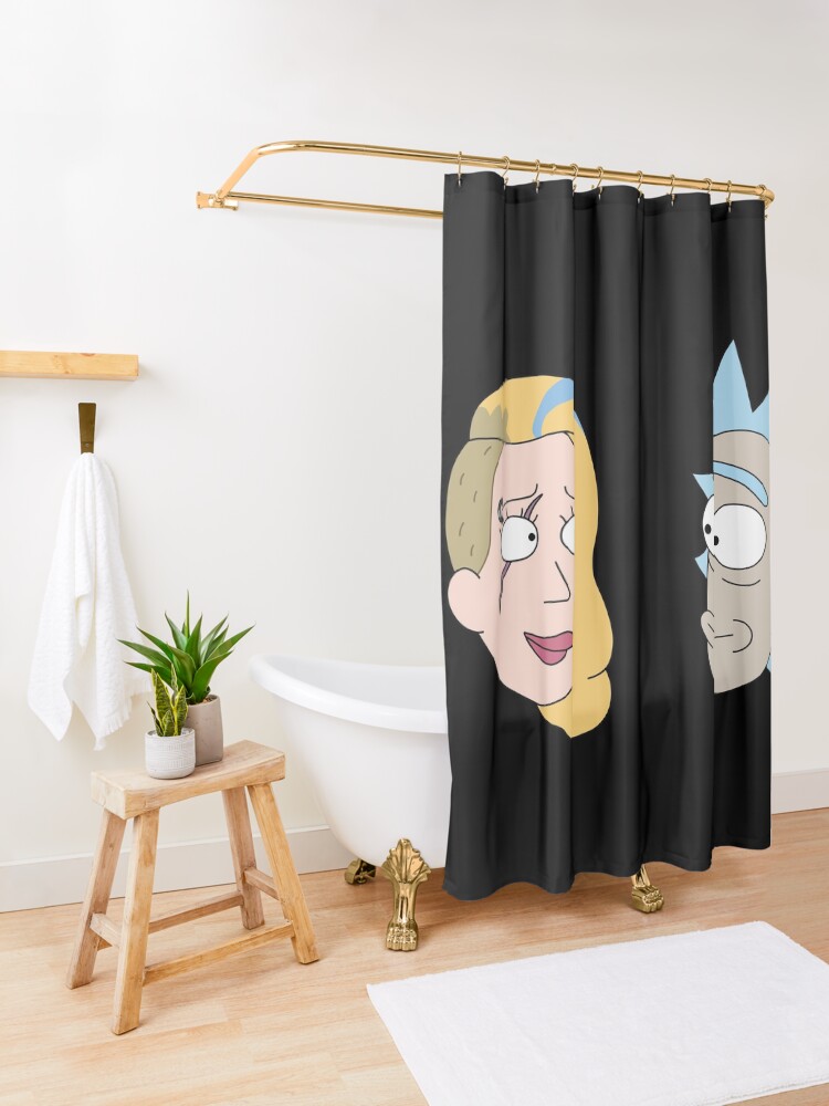 Alternate view of Rick Sanchez and Beth Smith from Rick and Morty ™ Shower Curtain