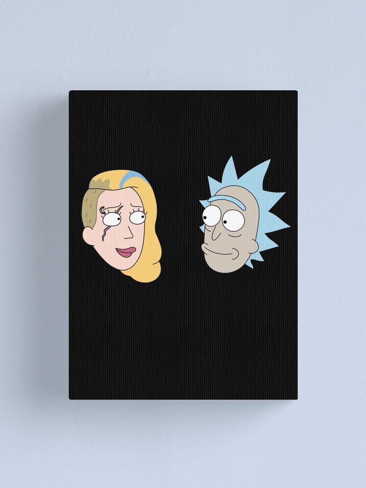 Alternate view of Rick Sanchez and Beth Smith from Rick and Morty ™ Canvas Print