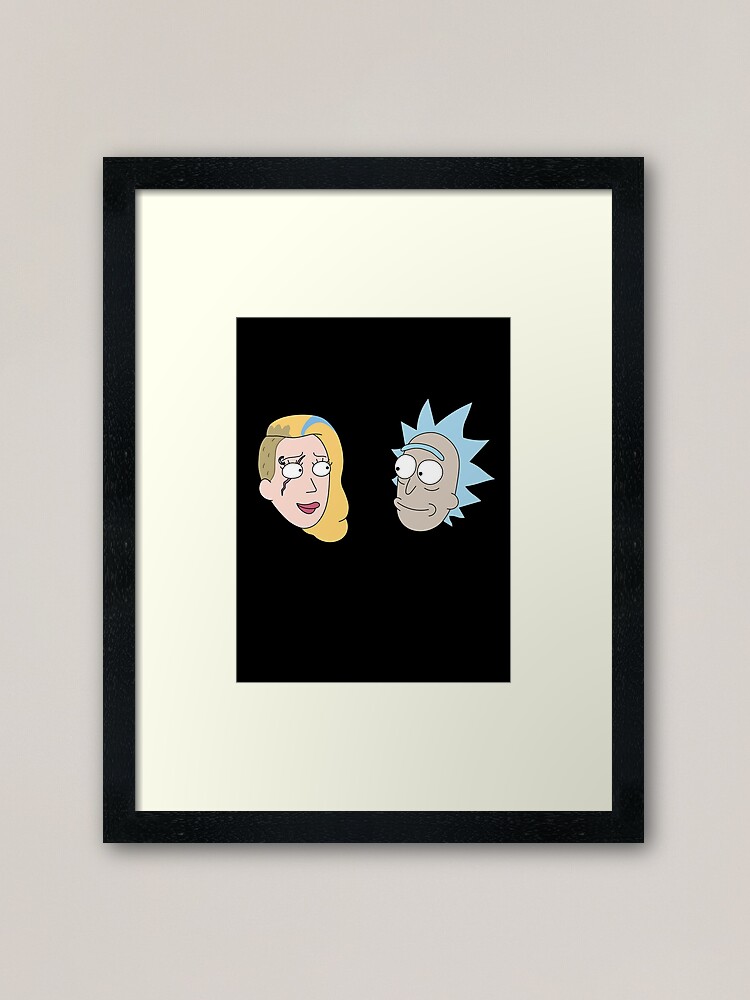Alternate view of Rick Sanchez and Beth Smith from Rick and Morty ™ Framed Art Print