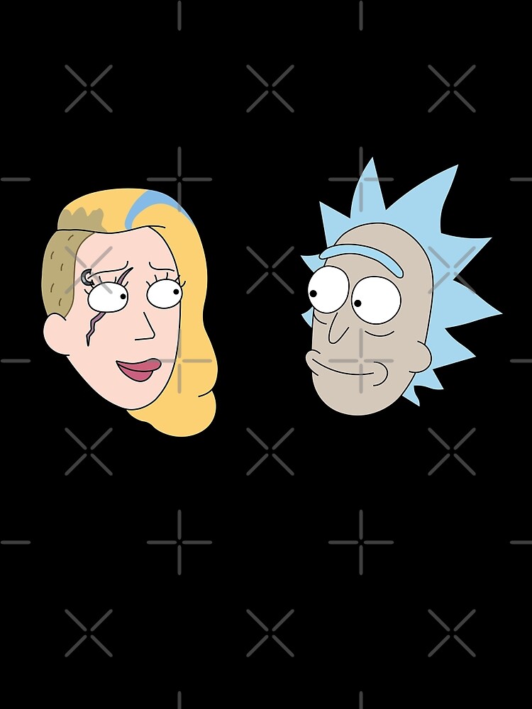 Rick Sanchez and Beth Smith from Rick and Morty ™ by AmpersandCuster