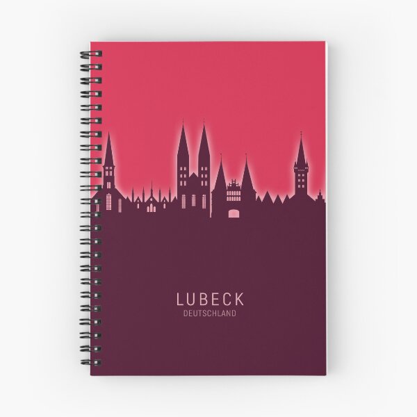 Item preview, Lubeck Germany Skyline designed and sold by ArtPrints.
