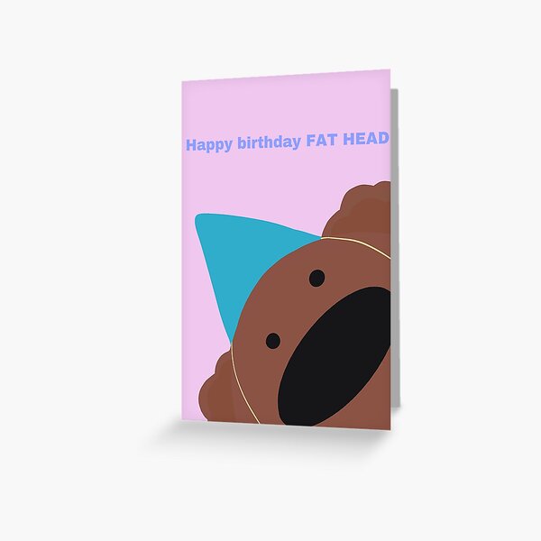 Big Head Greeting Cards Redbubble - ganter swag roblox